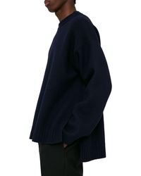 Jil Sander Sweater Cn Ls - Blue