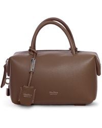 Max Mara - Bauletto piccolo in pelle naturale - Lyst