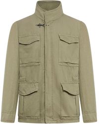 FAY ARCHIVE - Garment-dyed Field Jacket - Lyst