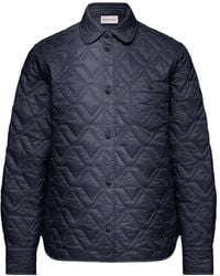 Moncler - Diamond Quilted Padded Shirt Jacket - Lyst