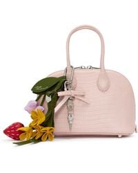 Self-Portrait - Mini Leather Bag With Pendant - Lyst