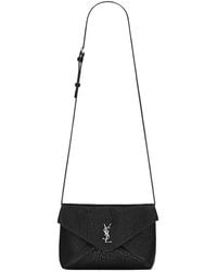 Saint Laurent - Messenger envelope cassandra in pelle di agnello - Lyst