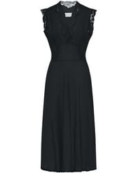 Maison Margiela - Silk Midi Dress - Lyst