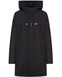 Fay - Toggle coat in gabardine tecnico - Lyst