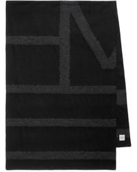 TOTEME - Monogram Twill Scarf - Lyst