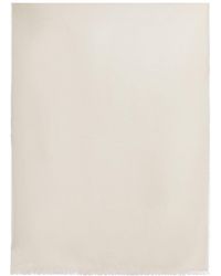 Max Mara - Vetusta Wool And Silk Scarf With Jacquard Logo - Lyst