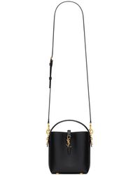 Saint Laurent - Le 37 mini in pelle lucida - Lyst