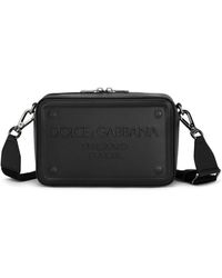 Dolce & Gabbana - Embossed Logo Cross-Body Bag - Lyst
