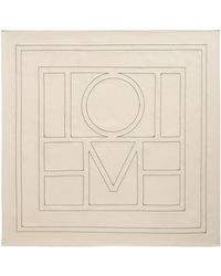 TOTEME - Foulard in seta con ricamo monogram - Lyst