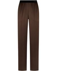 Tom Ford - Stretch Silk Satin Trousers - Lyst