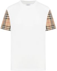Burberry - T-shirt Vintage Check - Lyst