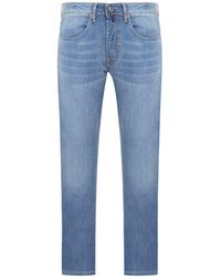 Incotex - Jeans slim in cotone stretch - Lyst