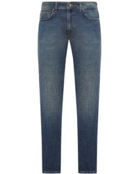Incotex - Medium Wash Cotton Denim Jeans - Lyst