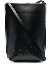 Ganni - Mini borsa a tracolla in pelle riciclata - Lyst