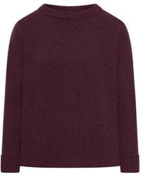 Roberto Collina - Maglione girocollo in misto lana - Lyst