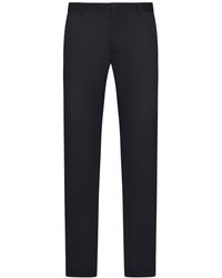PT Torino - Tailored Cotton Blend Trousers - Lyst