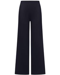 Max Mara Pure - Crepe Knit Trousers - Lyst