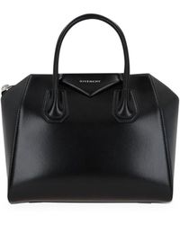 Givenchy - Small Antigona Handbag In Box Leather - Lyst