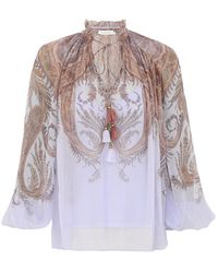 Zimmermann - Hypnotic Billow Blouse - Lyst