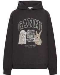 Ganni - Hoodies Sweatshirt - Lyst