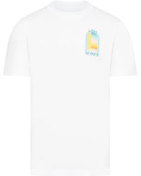 Casablancabrand - L`arc Colore Printed T-shirt - Lyst