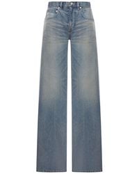 Balenciaga - Organic Cotton Denim Wide-Leg Baggy Trousers - Lyst