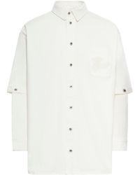 Off-White c/o Virgil Abloh - Camicia in cotone con applicazione logo anni `90 - Lyst