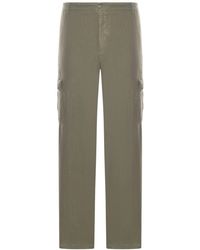 120% Lino - Linen Cargo Trousers - Lyst