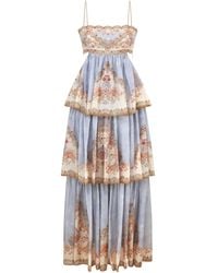 Zimmermann - Daylight Ruffled Maxi Dress - Lyst