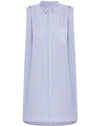 Sacai - Cotton Poplin Shirt Dress - Lyst