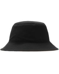 Burberry - Cappello da pescatore reversibile in misto cotone - Lyst