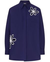 Fendi - Poplin Shirt With Cut-Out Details - Lyst