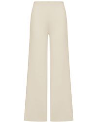 Max Mara Pure - Crepe Knit Trousers - Lyst