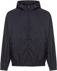 Gucci - Gg Jacquard Nylon Zip Jacket - Lyst