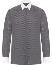 Tom Ford - Cotton Printed Diamond Classic Fit Shirt - Lyst