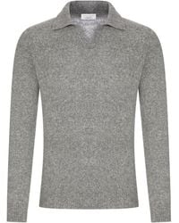 Roberto Collina - Wool Polo Sweater - Lyst