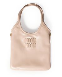 Miu Miu - Ivy Leather Handbag - Lyst