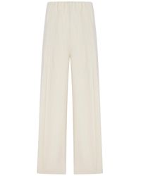 Dries Van Noten - Wide-Leg Cotton Trousers With Striped Pattern - Lyst