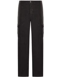 120% Lino - Linen Cargo Trousers - Lyst