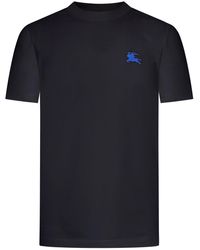 Burberry - Crew Neck T-shirt With Logo - Lyst