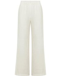 120% Lino - Linen Pants - Lyst