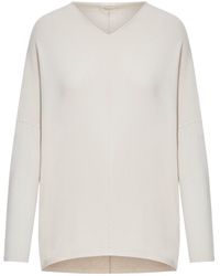 Transit - Asymmetric Viscose And Wool Sweater - Lyst