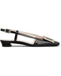 Roger Vivier - Belle Vivier Patent Leather Slingback Ballerinas - Lyst