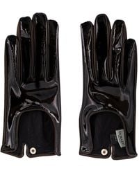 DURAZZI MILANO - Patent Leather Gloves - Lyst