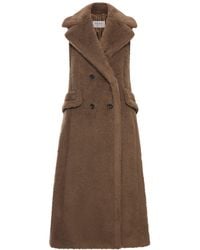 Max Mara - Long Double-Breasted Wool And Alpaca Vest - Lyst