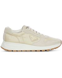 Prada - Sneakers prax 01 in re-nylon e camoscio - Lyst