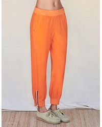 black elastic pants