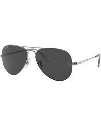Ray-Ban - Rb3689 Aviator Metal Ii Polarized Sunglasses - Lyst