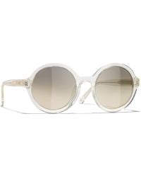 Chanel - Sunglass Round Sunglasses Ch5522u - Lyst