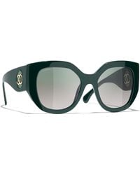 CHANEL - Femme Sunglass Butterfly Sunglasses Ch5550 - Lyst